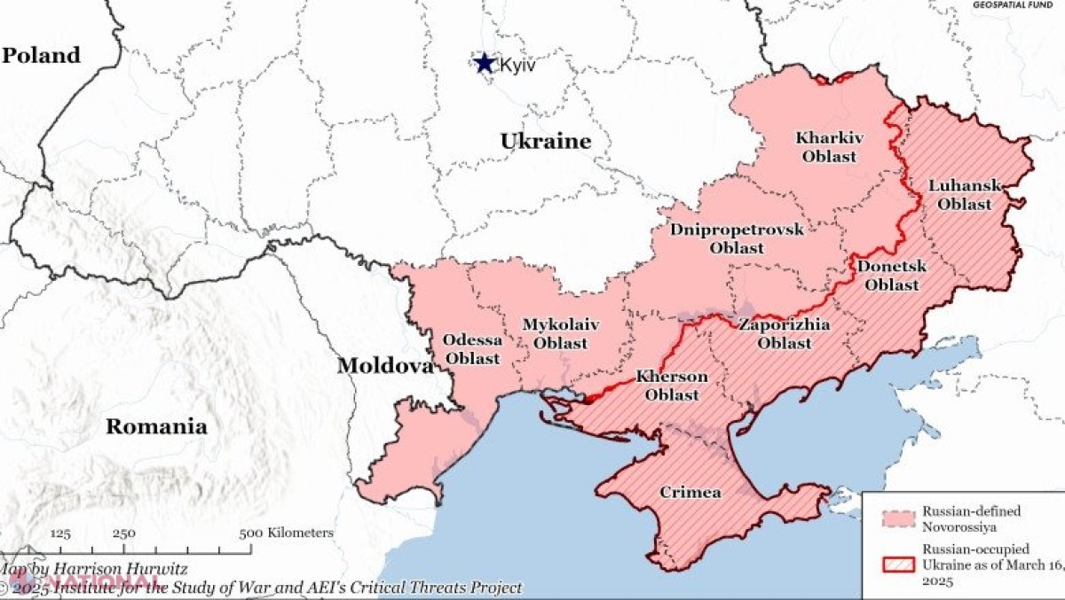 Putin amenință că Rusia va ajunge la granița cu R. Moldova diplomatic sau prin arme. Dictatorul anunță că vrea să cucerească ceea ce rușii numesc „Novorossia”