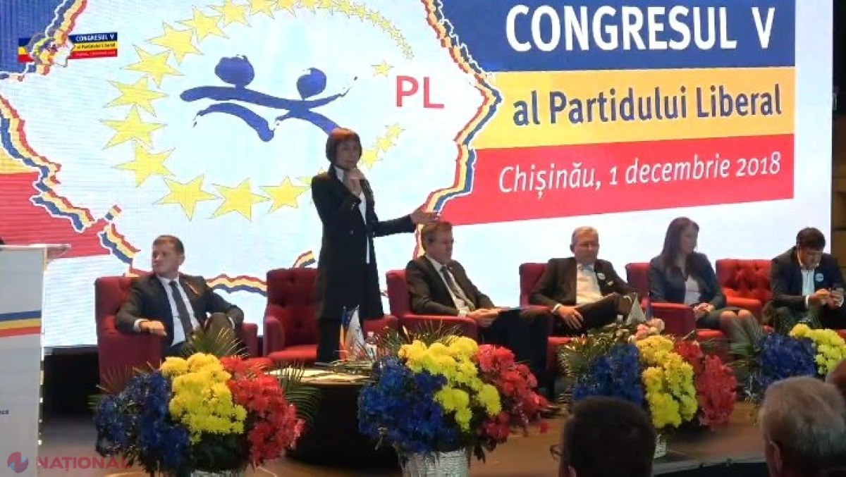 VIDEO // Dorin Chirtoacă, ales PREȘEDINTE al Partidului Liberal: „Ziua noastră astrală va fi Unirea cu România!”. Ghimpu - președinte de onoare al formațiunii