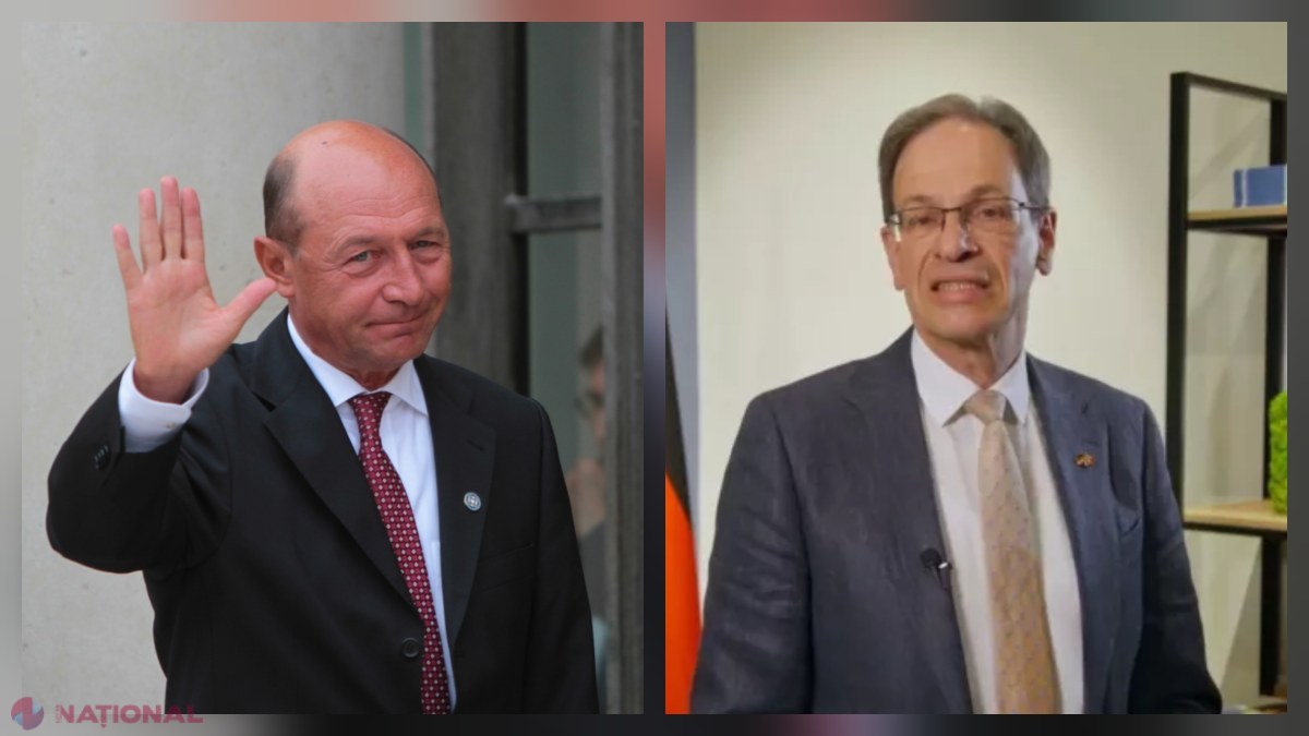 VIDEO // „UN DOBITOC!” Traian Băsescu, atac fără precedent la adresa ambasadorului Germaniei, care a pus sub semnul întrebării limba și identitatea românească din Basarabia: ,,Moldova a fost RUPTĂ de România prin Pactul Ribbentrop-Molotov