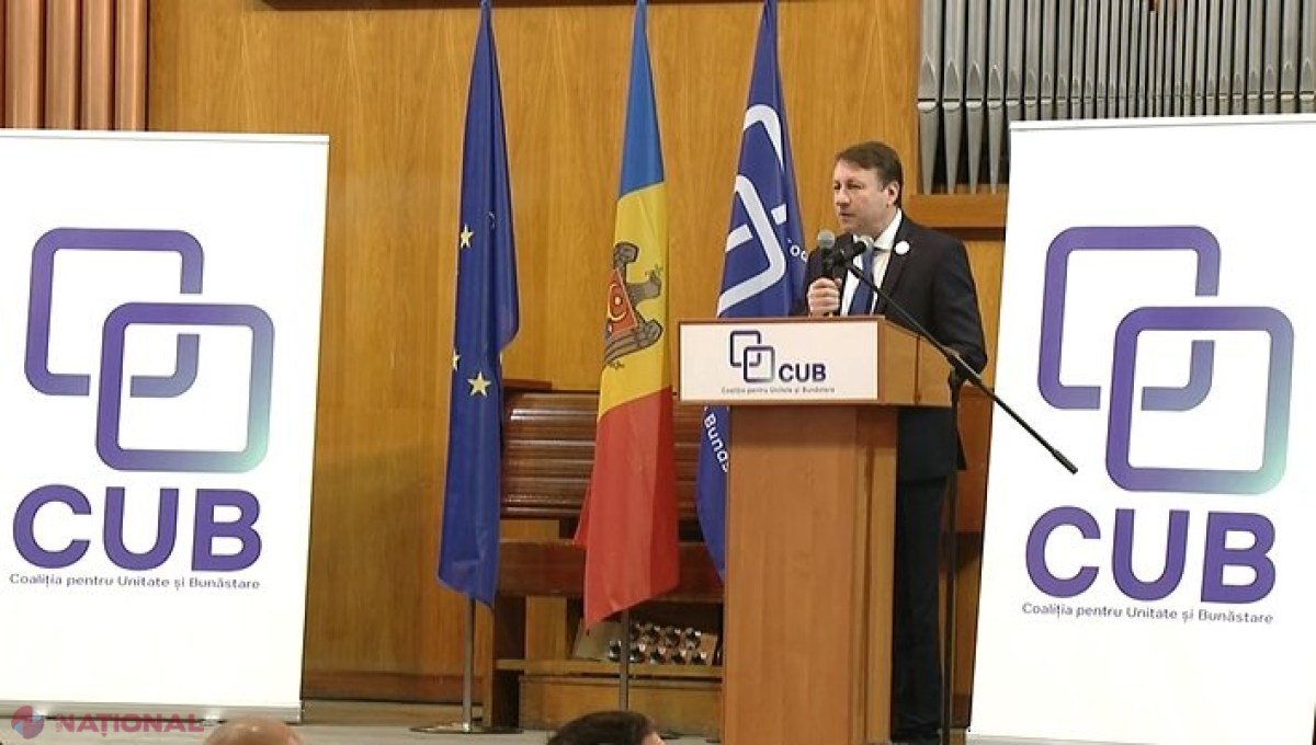 VIDEO // Noul partid lansat în R. Moldova, Coaliția pentru Unitate și Bunăstare, și-a ales LIDERUL: „Este nevoie de un partid al COEZIUNII în societatea noastră”
