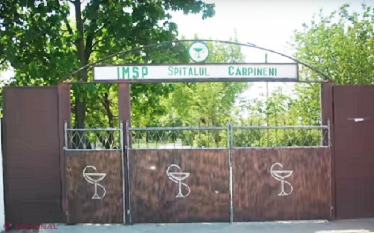 COVID-19 // Deciziile luate de Primăria Cărpineni, după ce spitalul din localitate a fost ÎNCHIS, iar medicii - plasați în carantină