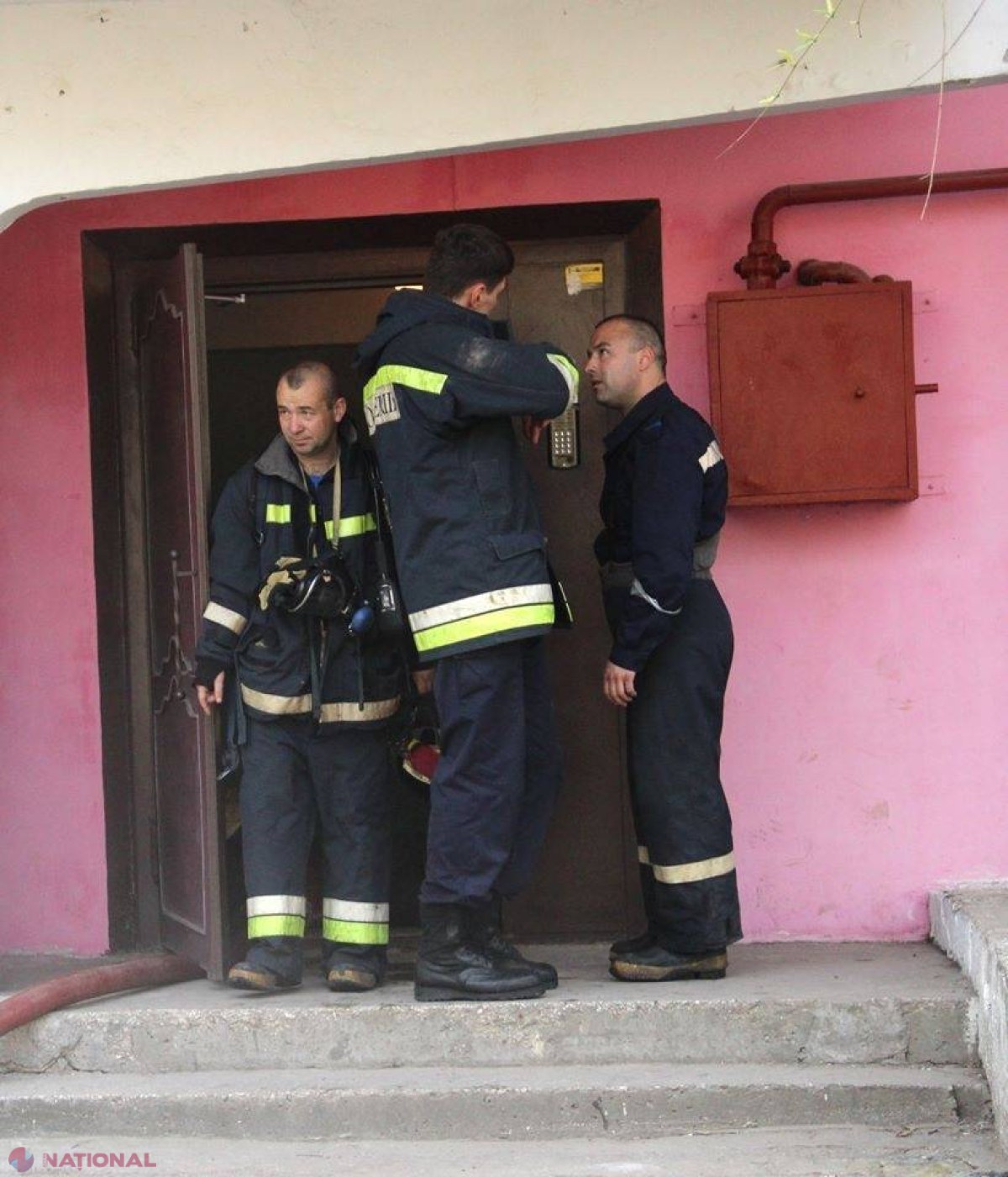Foto // INCENDIU pe strada Grenoble din capitală