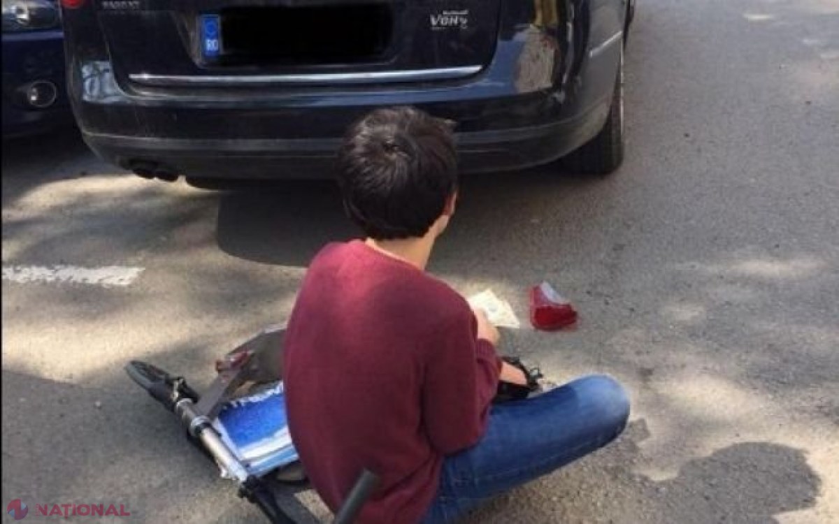 LECŢIE de viaţă: ce a făcut un copil după ce a zgâriat o maşină cu trotineta 