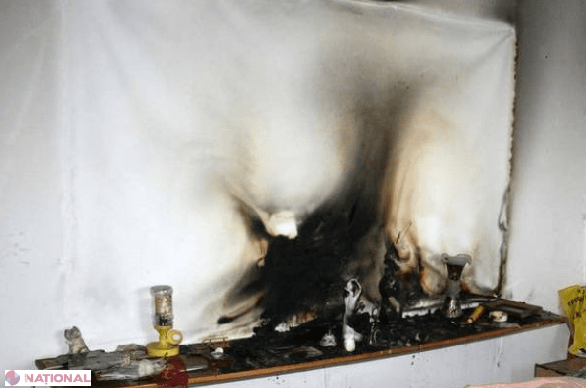 Cadavrul unei femei, găsit carbonizat