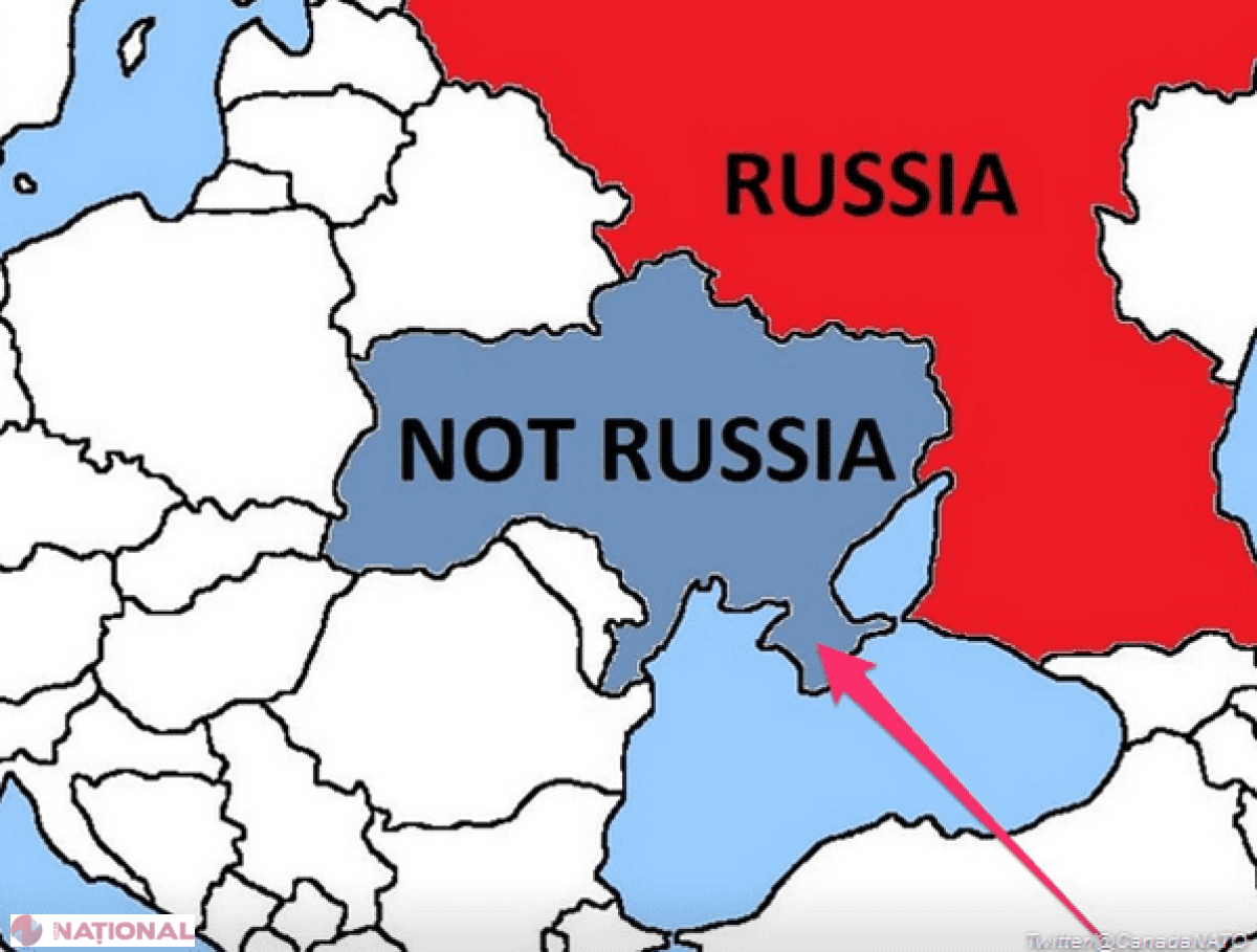 FOTO // „RĂZBOIUL” hărţilor pe tema Ucrainei. Cum vede Rusia planeta