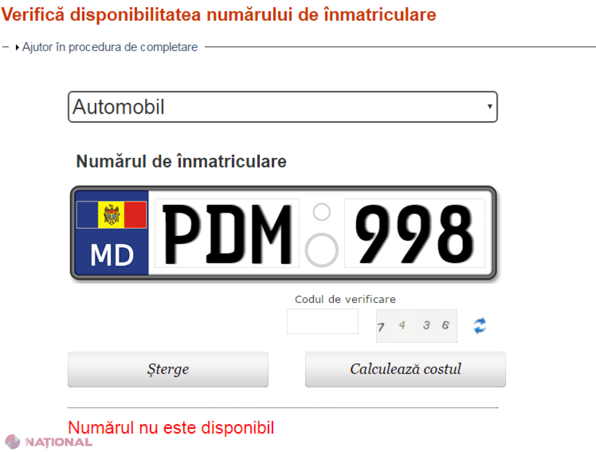 Democrații au „PRIVATIZAT” plăcuțele de înmatriculare cu seria PDM? Î.S „Registru” arată că acestea sunt INDISPONIBILE