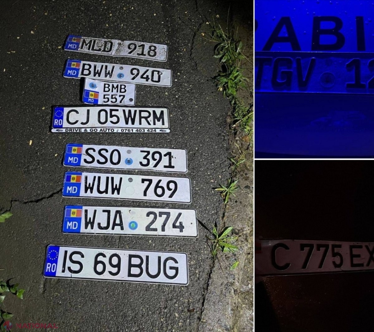 Ploile puternice de sâmbătă au lăsat numeroase mașini fără plăcuțele cu numere de înmatriculare: De unde le pot ridica șoferii