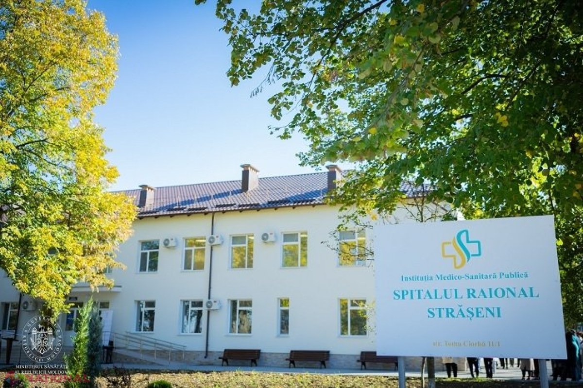 Secțiile de Pediatrie și Terapie ale Spitalului raional Strășeni, renovate capital: Investiții de 13,6 milioane de lei