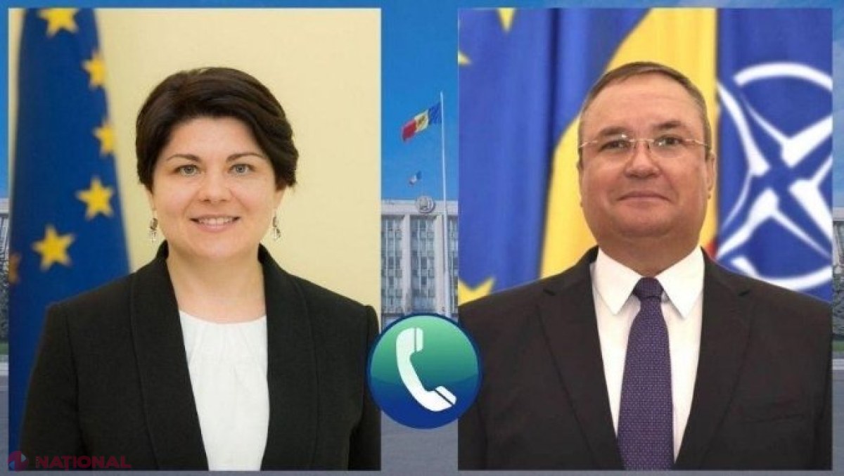 Premierii de la Chișinău și București, discuție despre situația de securitate din regiune și despre coordonarea acțiunilor în ceea ce privește asistența umanitară acordată refugiaților ucraineni