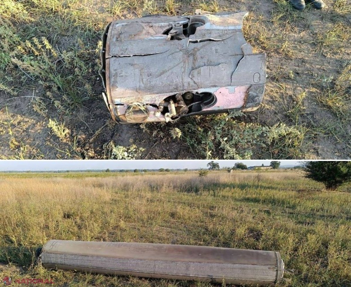 FOTO // Localnicii din Chițcani au descoperit noi fragmente dintr-o RACHETĂ de producție rusească S-300
