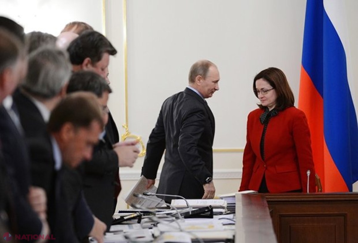 Rubla rusească se PRĂBUȘEȘTE, iar Kremlinul caută un țap ispășitor. Administrația Putin a lansat critici rare la adresa Băncii Centrale conduse de Elvira Nabiullina