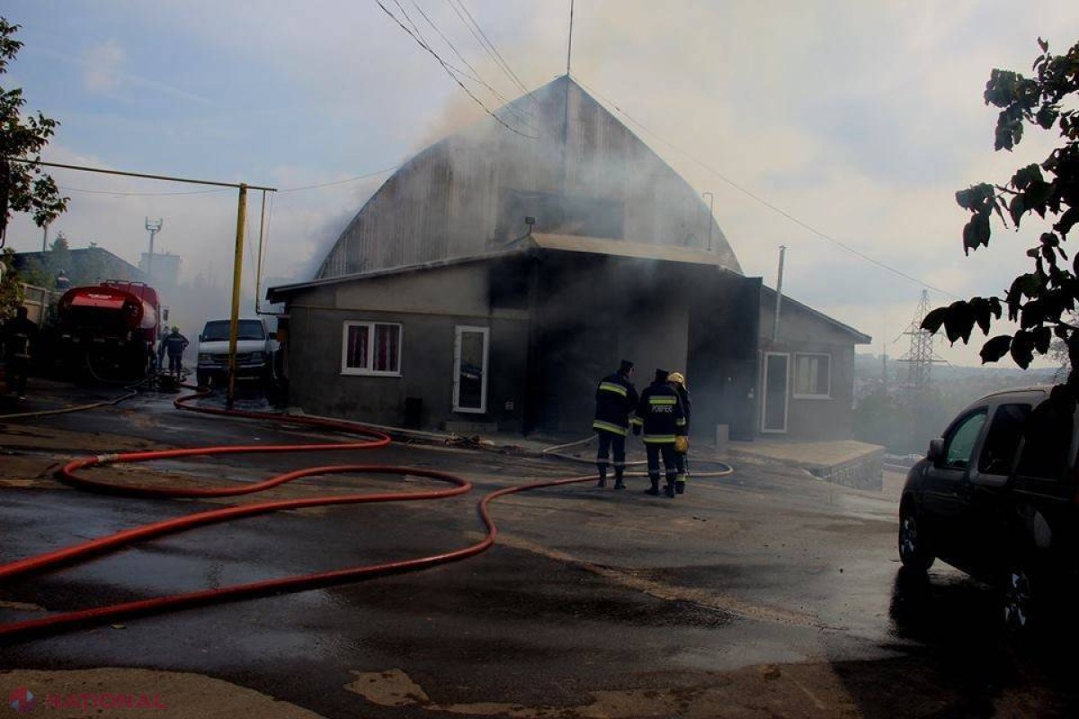 INCENDIU pe strada Alba Iulia din capitală!
