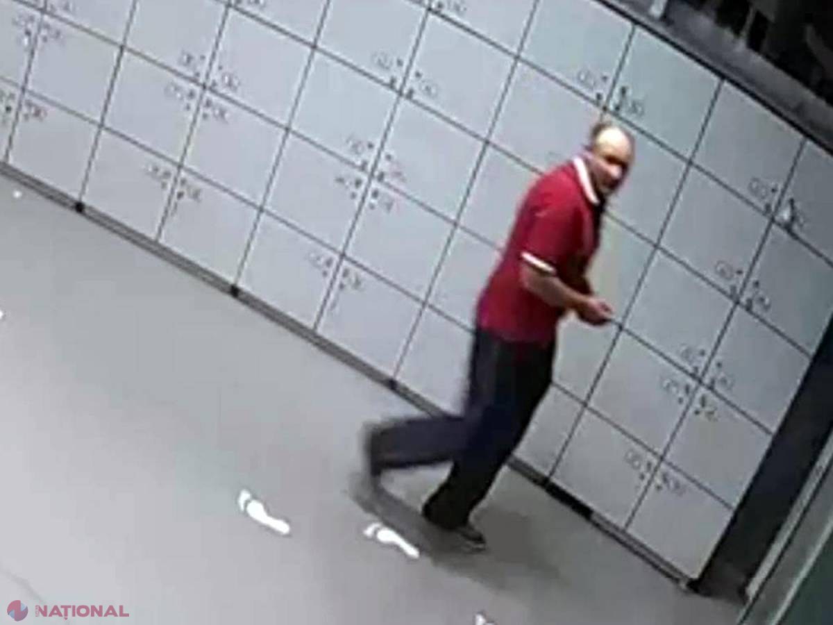 VIDEO // Și-a lăsat bunurile în dulapul special al unui supermarket din capitală, dar a pierdut cheia prin magazin. Ce-a urmat a fost înregistrat de camerele de supraveghere