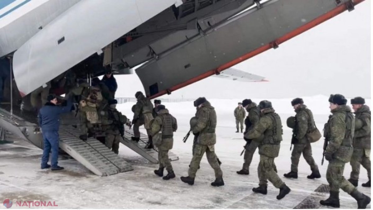Militarii ruşi au început să se retragă din Kazahstan