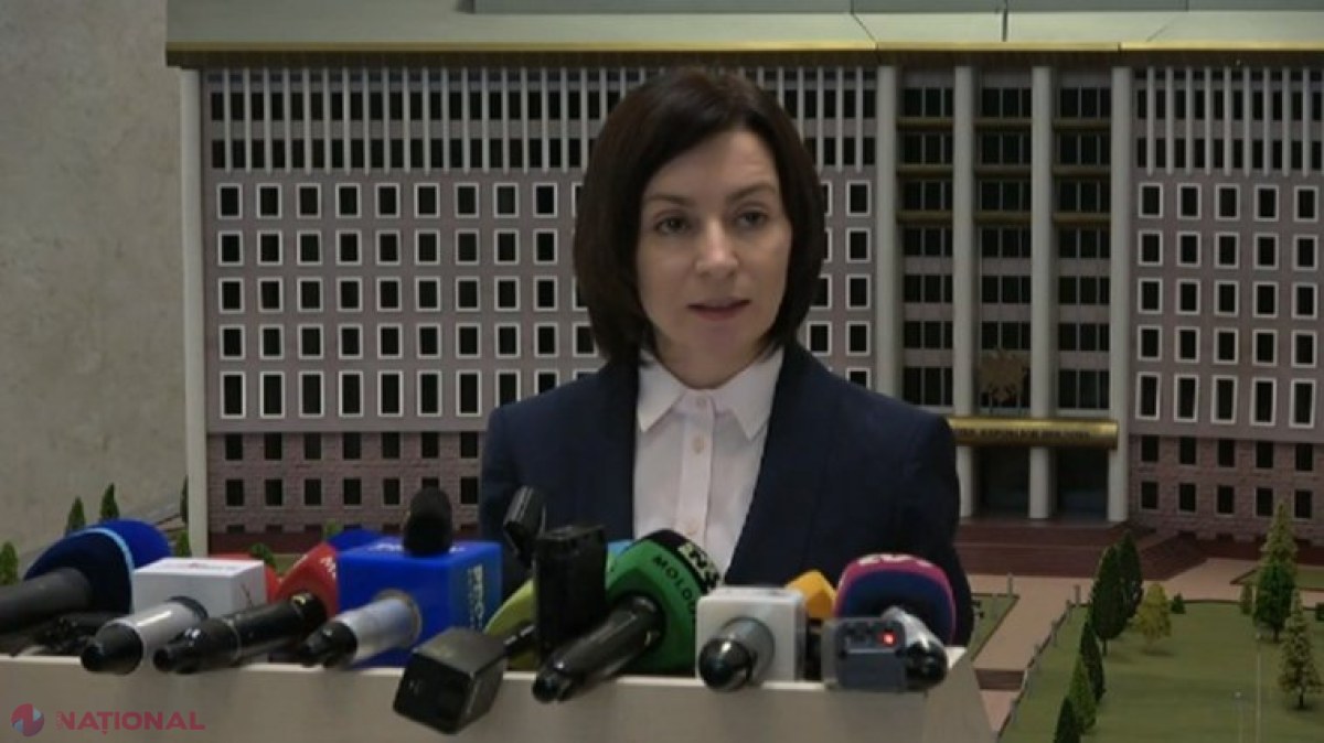 Ce spune Maia Sandu despre faptul că PSRM și Dodon ar primi lunar până la 1 000 000 de dolari din Federația Rusă