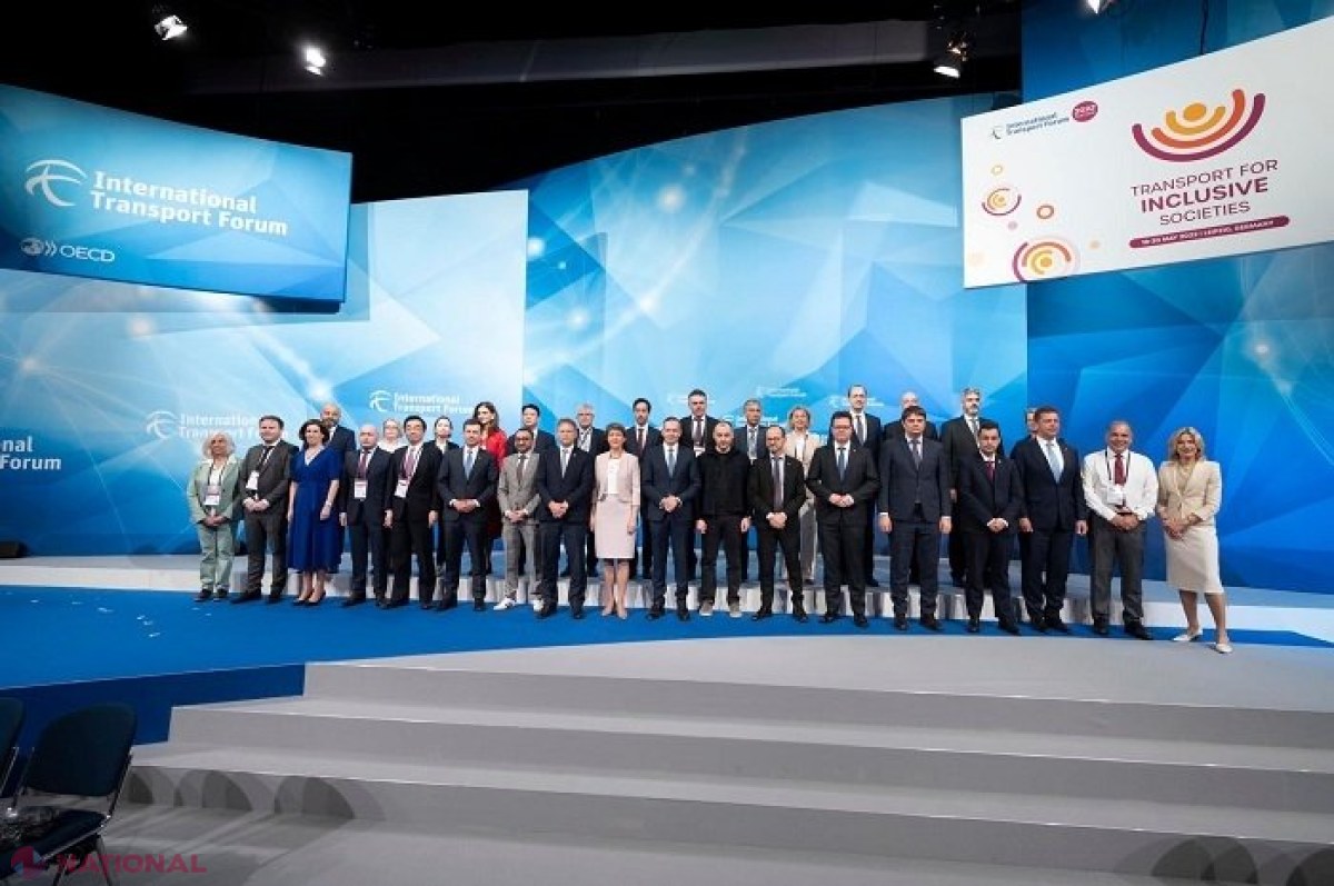 Vicepremierul Spînu a solicitat, la ședința Forumului Internațional de Transport, mai multe AUTORIZAȚII pentru transportatorii moldoveni și liberalizarea, de URGENȚĂ, pentru R. Moldova și Ucraina a transportului de mărfuri spre UE