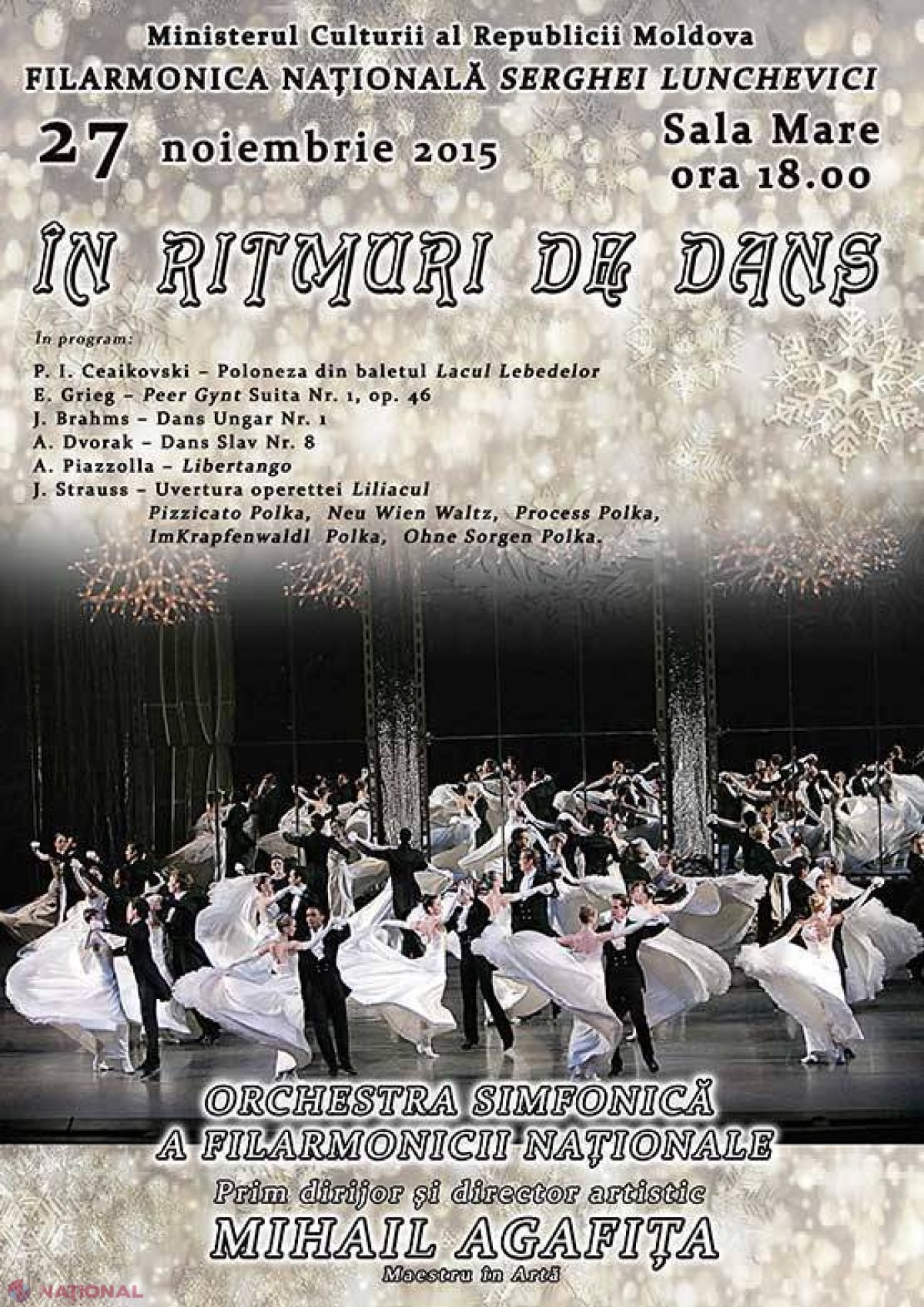 Cele mai CUNOSCUTE dansuri clasice, într-un concert EXCEPȚIONAL la Chișinău