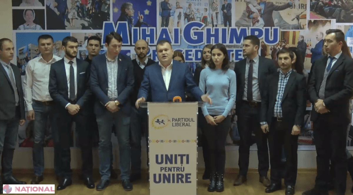 VIDEO // Liberalii spun că Dodon „nu este președintele nostru” și anunță că nu vor renunța la realizarea IDEALULUI unirii celor două state românești