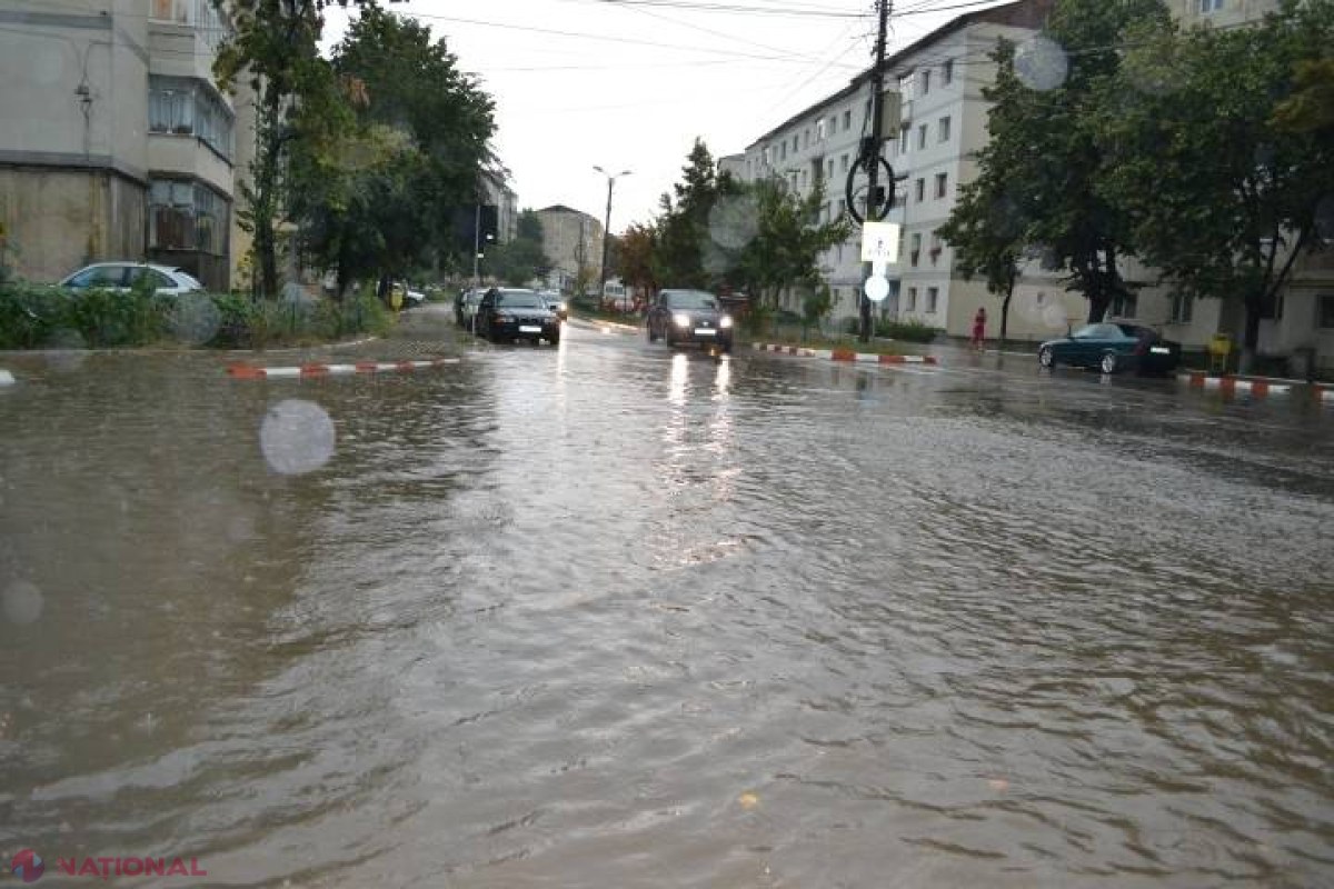 Bilanțul ploilor de ieri: peste 50 de metri cubi de apă, evacuați din gospodăriile inundate la Cahul