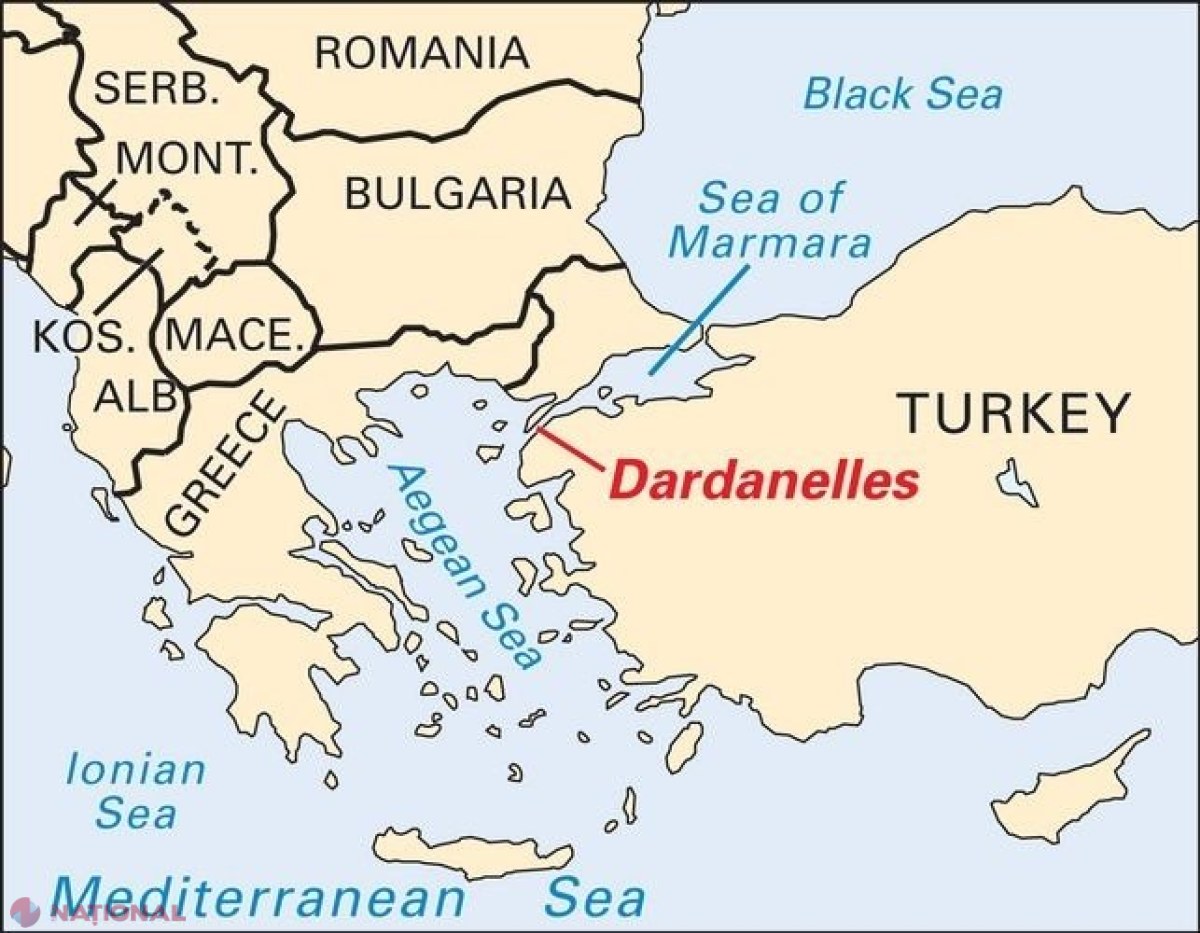 Ucraina cere Turcei să închidă strâmtorile Bosfor și Dardanele pentru navele rusești