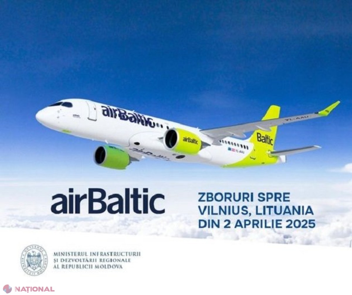 Cursă NOUĂ de pe Aeroportul Internațional Chișinău, din primăvara anului viitor