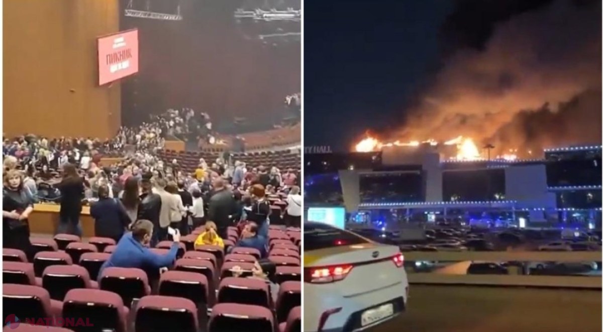 ACTUALIZARE, VIDEO // Atac armat la Moscova: Cel puțin 14 morți și zeci de răniți la un concert. Imagini cu o explozie puternică 