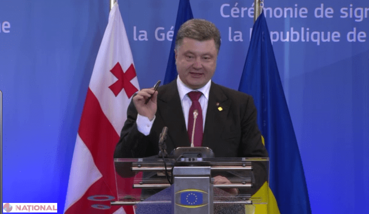 FOTO // Poroșenko și MOMENTUL AMUZANT de la Bruxelles