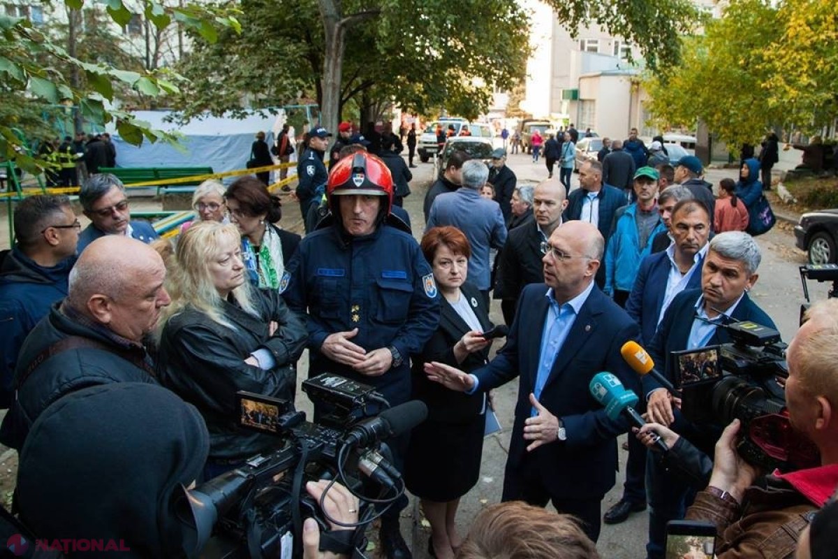 Premierul Filip a mers la blocul avariat în EXPLOZIA din noaptea trecută. A promis că blocul va fi restabilit, iar oamenilor le vor fi compensate și bunurile distruse