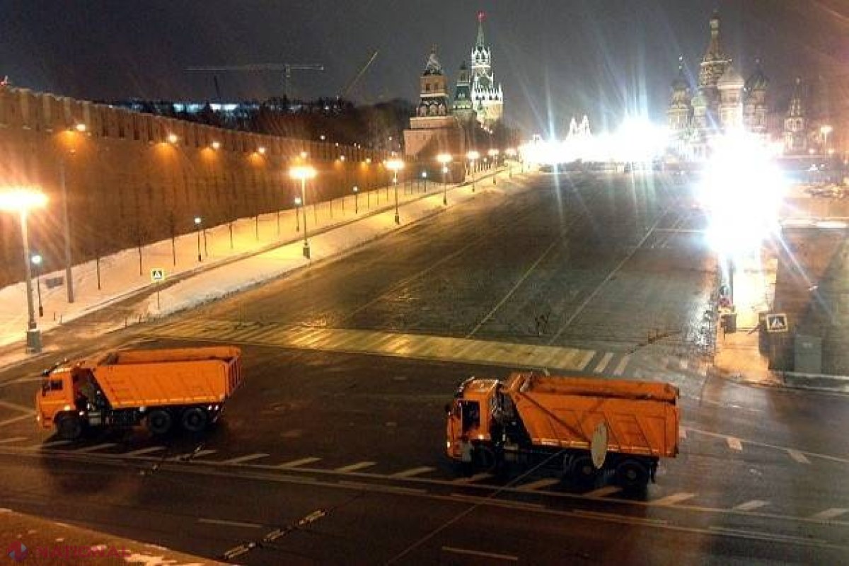 FOTO // La Moscova se întâmplă lucruri CIUDATE. Piața Roșie a fost EVACUATĂ. Putin ar fi suferit un INFARCT  