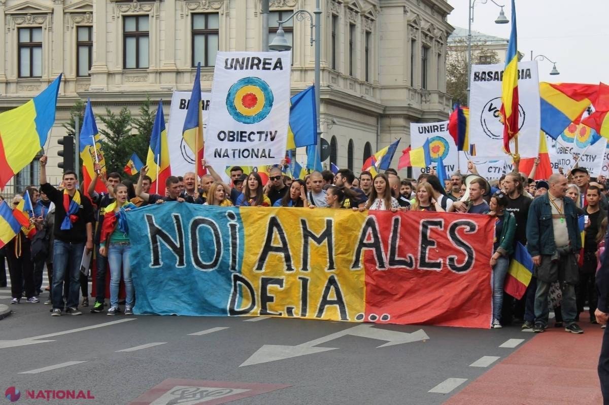 Marș pentru UNIRE la Chișinău și în mai multe orașe din România