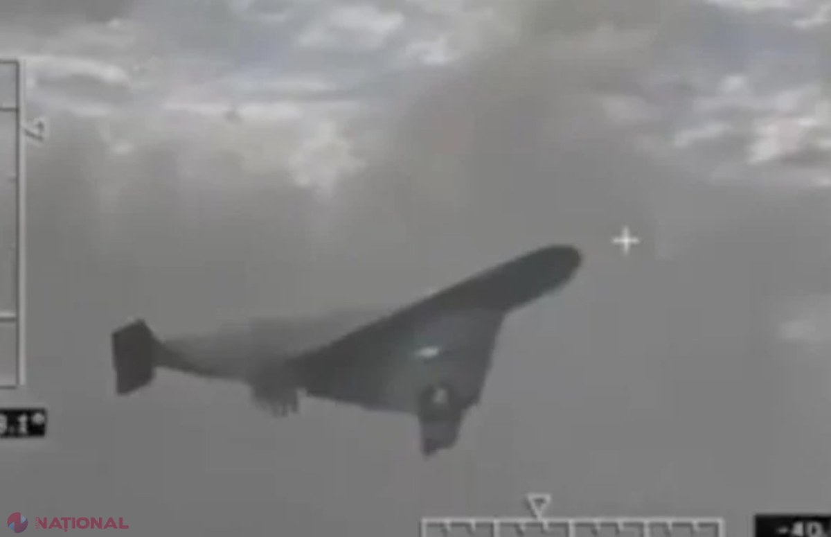 VIDEO // Demontrație de forța făcută de armata Ucrainei: Un elicopter Mi-8 ucrainean a vânat o dronă Shahed-136