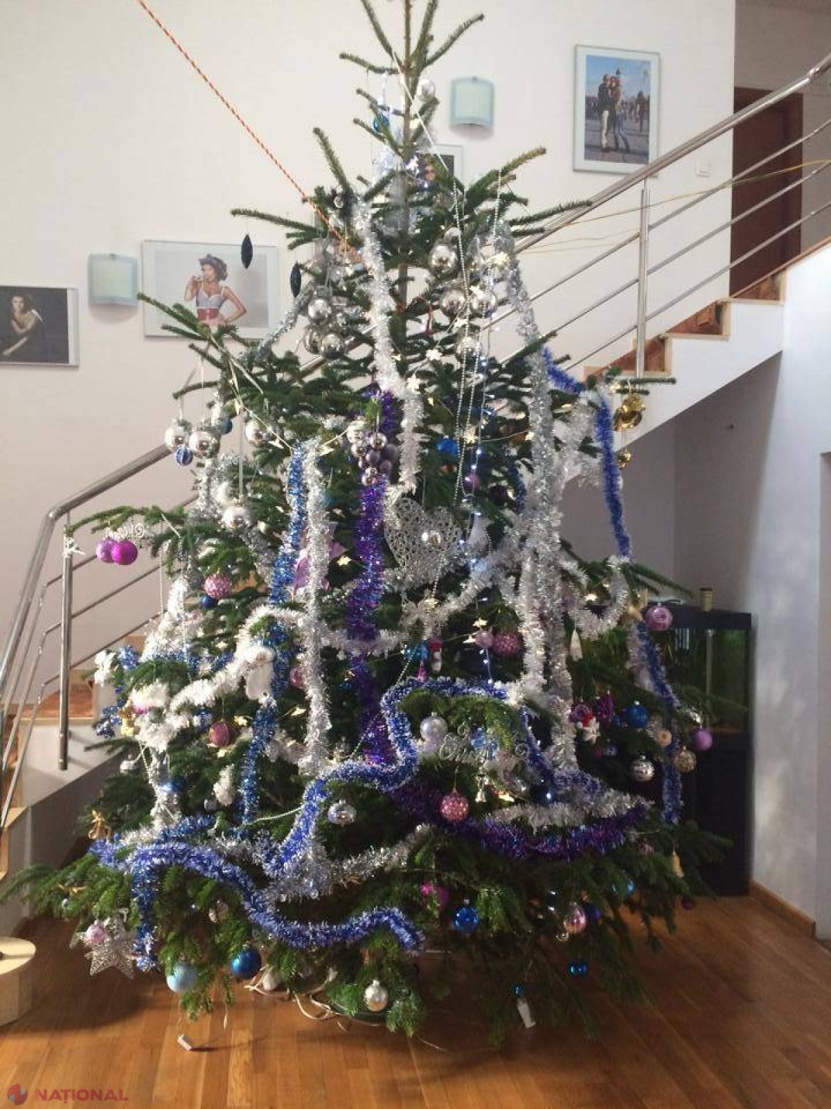 Foto // Vezi cum și-au împodobit pomul de Crăciun vedetele autohtone