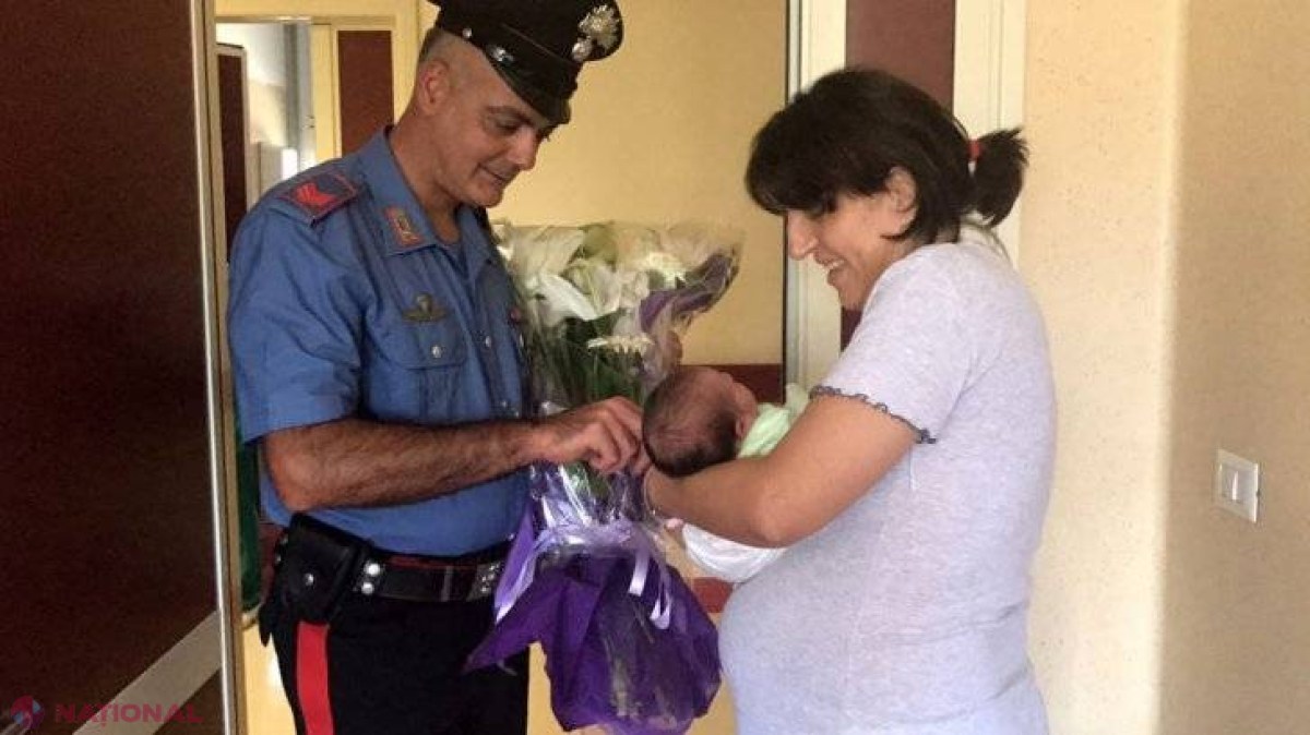 O româncă a NĂSCUT pe o stradă din Roma, ajutată de un carabinier. Femeia se afla la volan 
