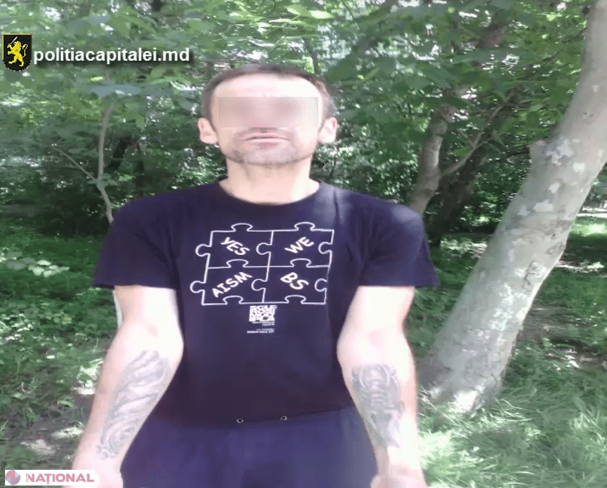 Cu DROGURI în sacoșă, plimbare pe străzile Chișinăului
