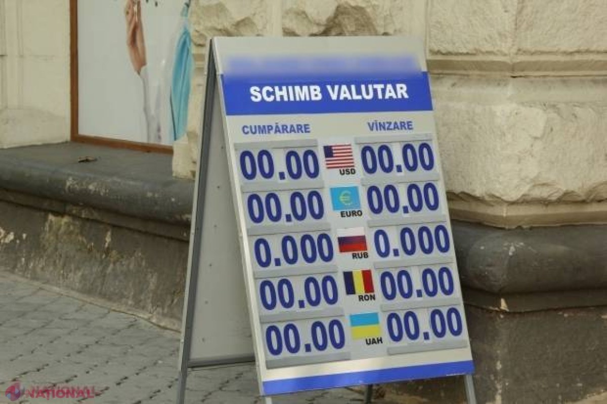 Dolarul și euro, la cea mai MICĂ valoare pe piața valutară a R. Moldova de la începutul anului. Explicația BNM