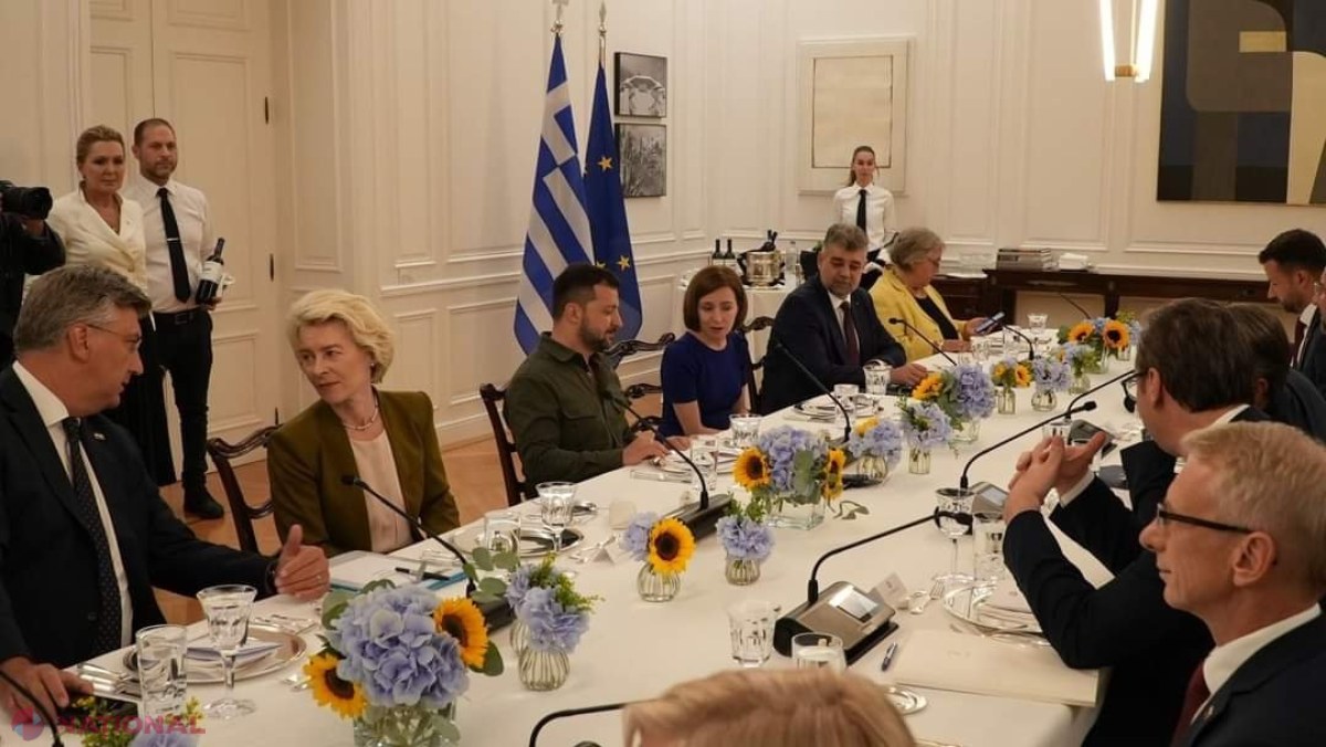 FOTO // Maia Sandu, alături de Volodimir Zelenski și Marcel Ciolacu la reuniunea șefilor de stat și de guvern din Sud-Estul Europei și Balcanii de Vest: ,,De felul în care acționăm acum depinde viitorul Europei
