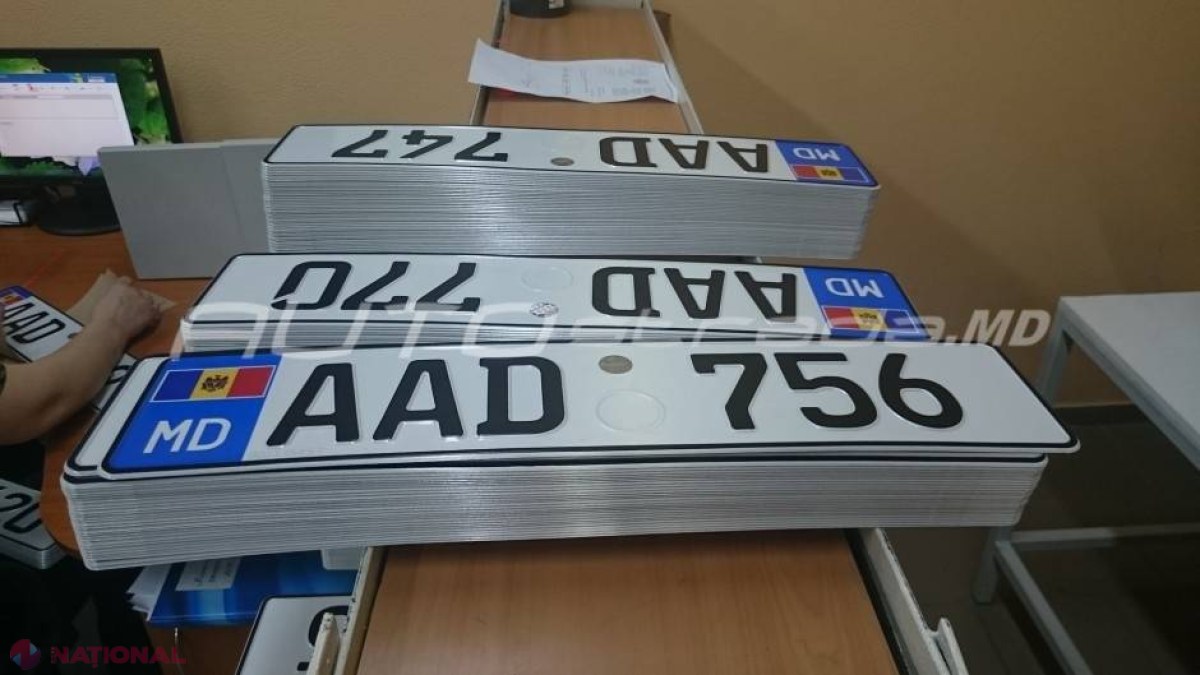 ATENȚIE! Ce va fi aplicat, mai nou, pe numerele de înmatriculare ale automobilelor din R. Moldova