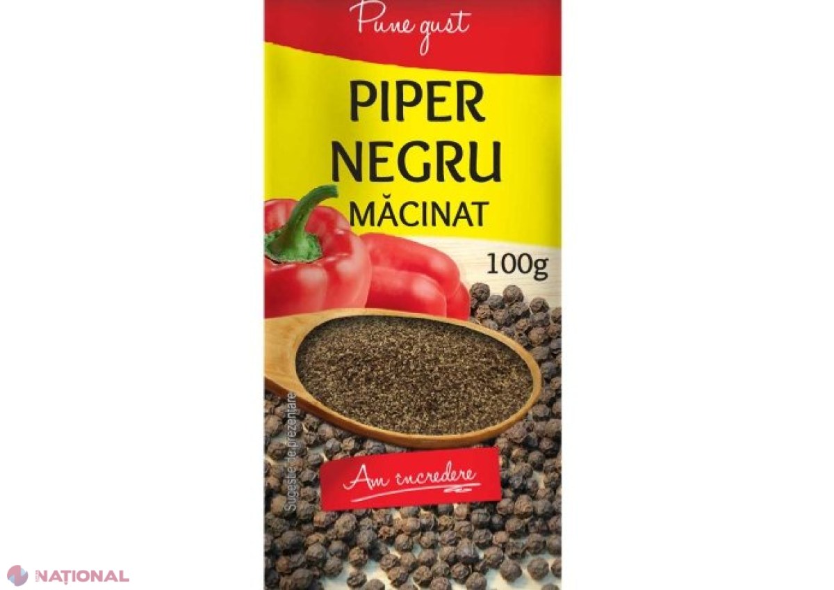 ATENȚIE, consumatori! Acest tip de piper negru măcinat este RETRAS din comerț: Ce au arătat analizele efectuate în Germania