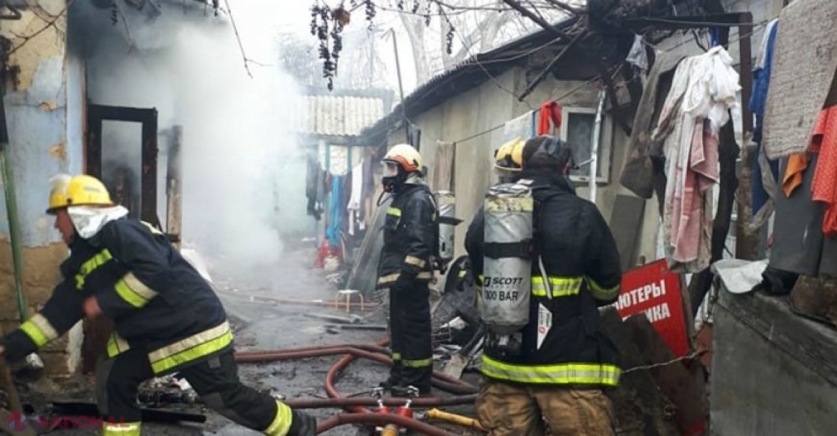 Glodeni: Un bărbat de 64 de ani, găsit fără suflare, după ce locuința în care dormea a luat foc 