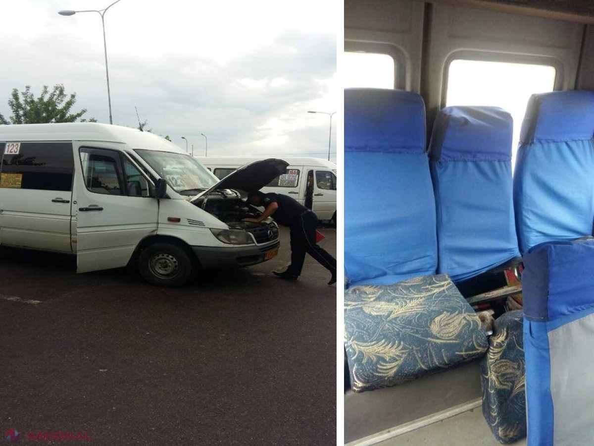 AMENZI și puncte de PENALIZARE: Microbuze cu sisteme de frânare defecte și reutilate fără autorizație, pe străzile Chișinăului