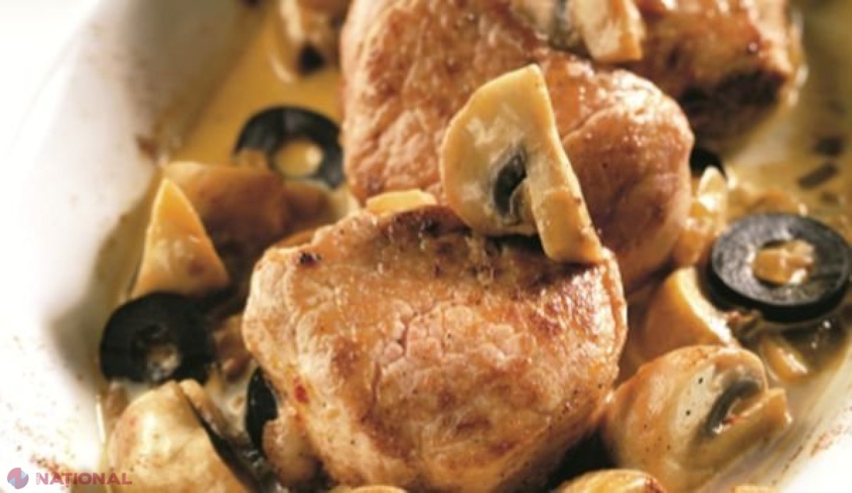 REȚETĂ // Friptură delicioasă cu ciuperci