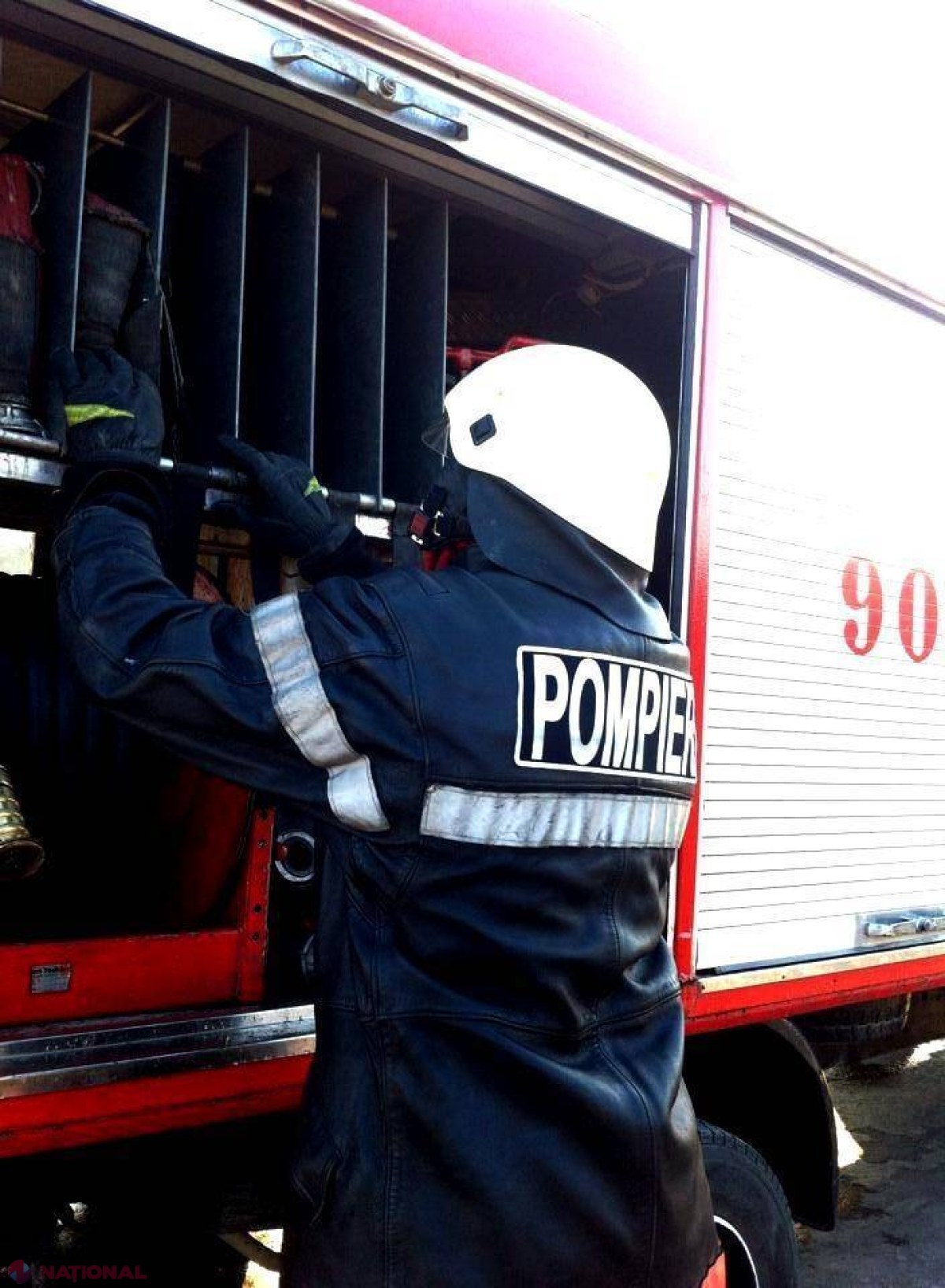 A ajuns la spital cu arsuri puternice, după un incendiu