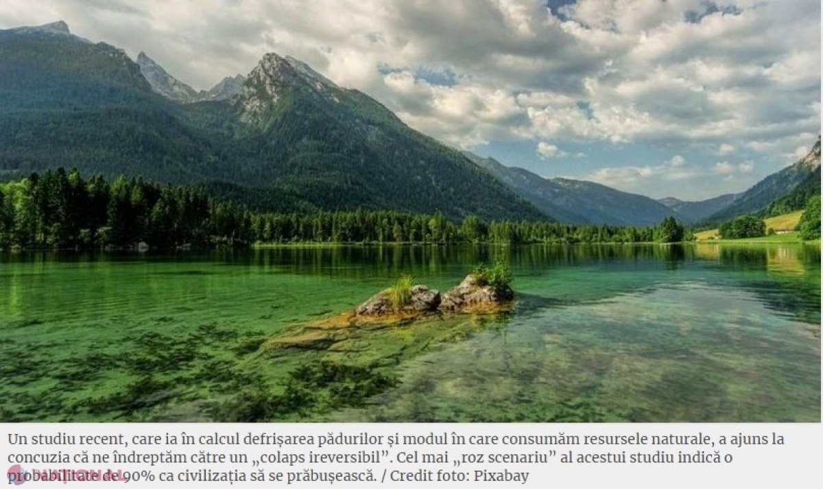 Omenirea a consumat deja TOATE resursele naturale generate de Pământ pentru 2021