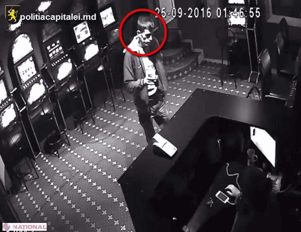 Supărat că a pierdut la aparatele de joc, a JEFUIT cazinoul în care a jucat. Acum poliția îl caută. Îl cunoști?