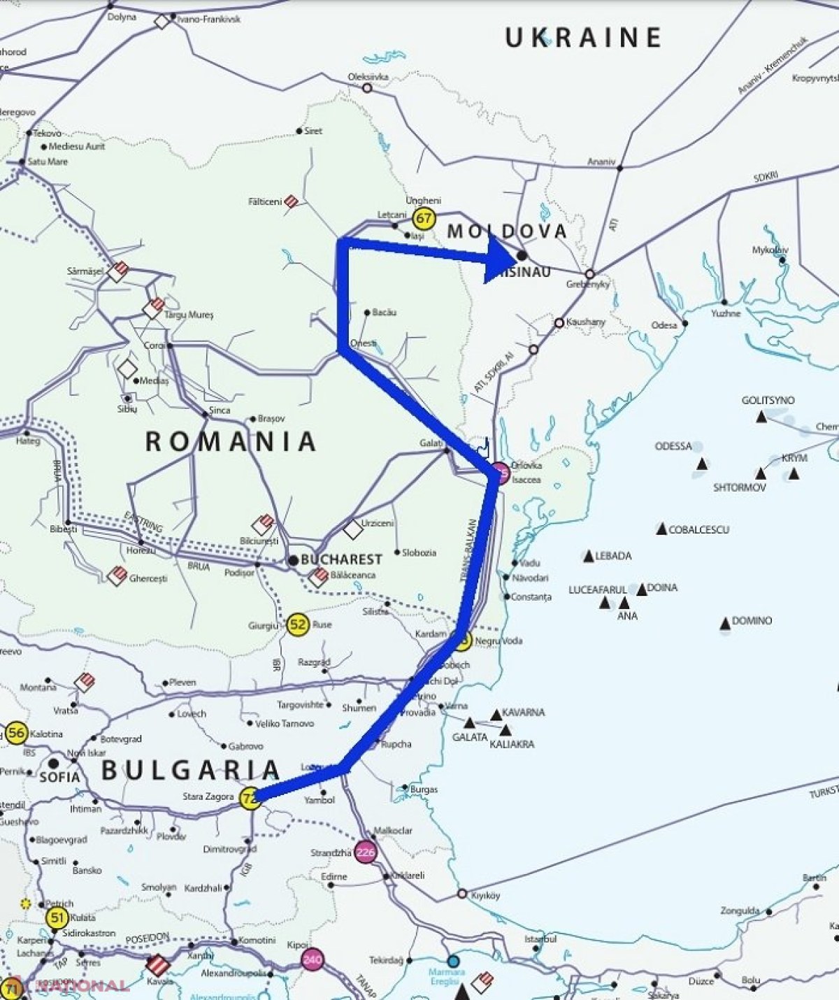 PREMIERĂ // SA „Energocom” a procurat gaze naturale de la o companie din Bulgaria