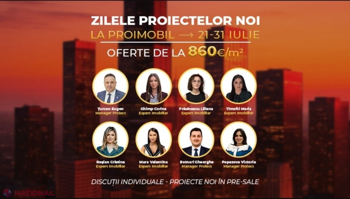 IMPORTANT // „Zilele proiectelor noi” la Chișinău