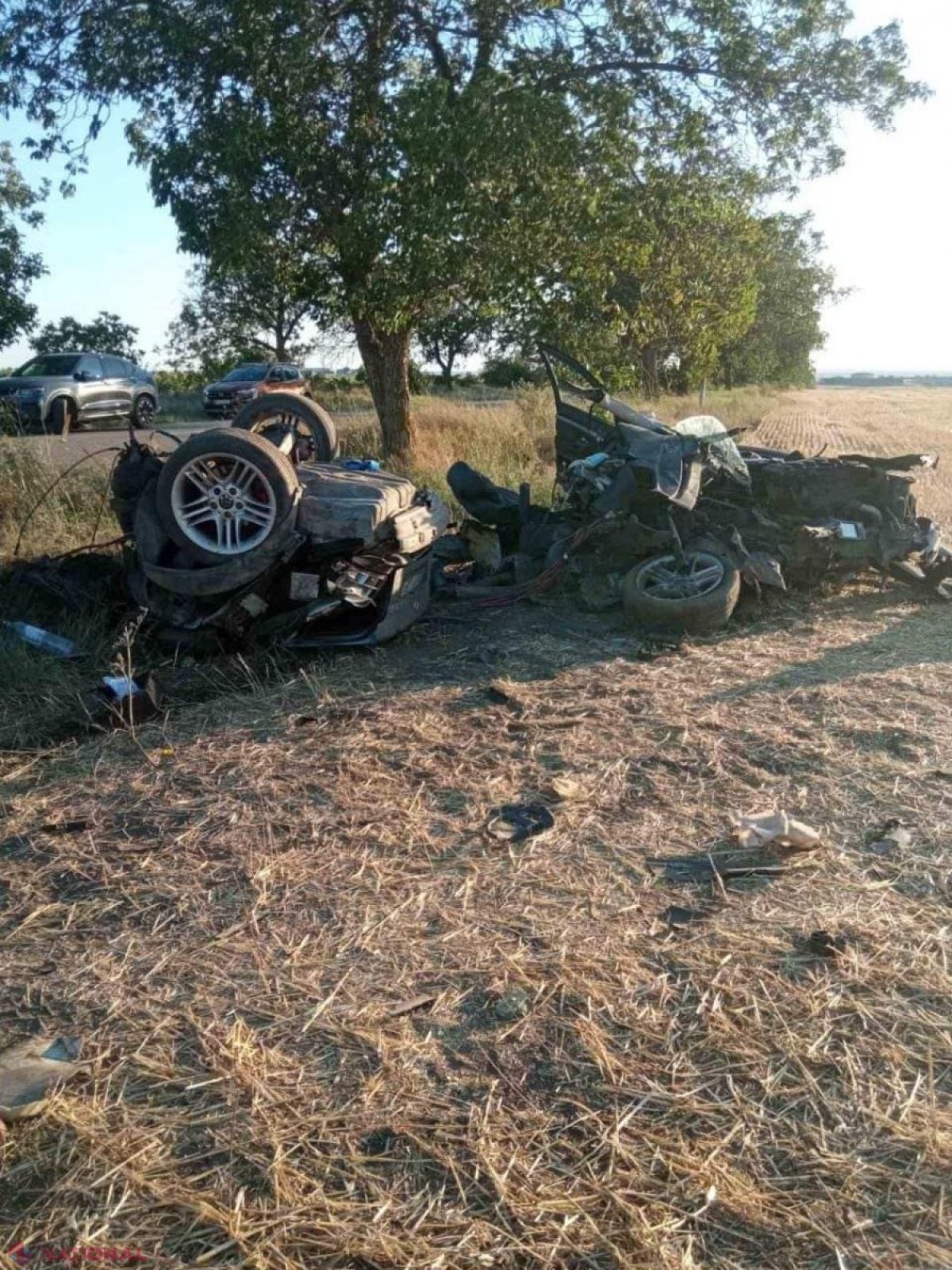 Încă un accident soldat cu morți, produs în ultima zi în R. Moldova: Un copil de opt ani și tatăl acestuia, decedați la Taraclia, după ce mașina în care se aflau s-a ciocnit într-un copac