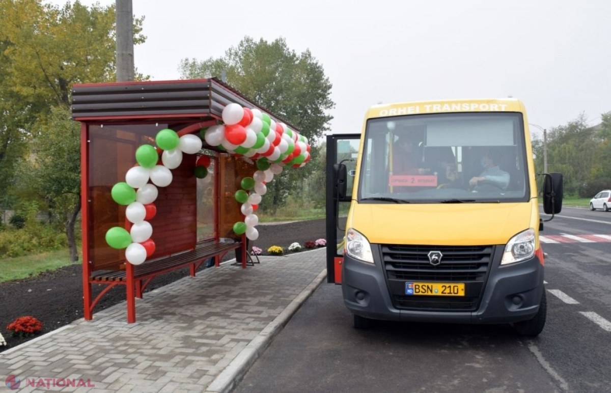 FOTO /// La inițiativa lui Ilan Șor, în municipiul Orhei au fost date în exploatare 30 de stații MODERNE de așteptare a transportului public: „Stațiile de așteptare sunt și o carte de vizită a unei localități”