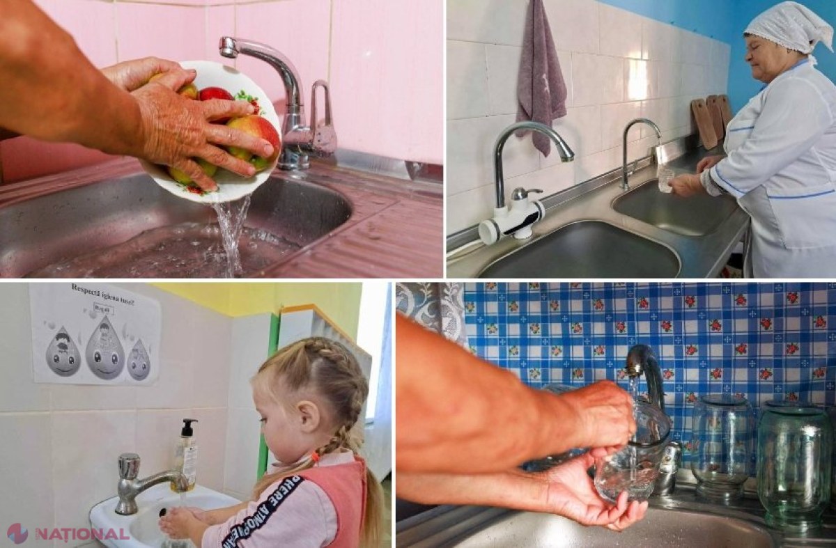 FOTO // Apă bună la robinet pentru 700 de gospodării din satul Hăsnășenii Mari, raionul Drochia