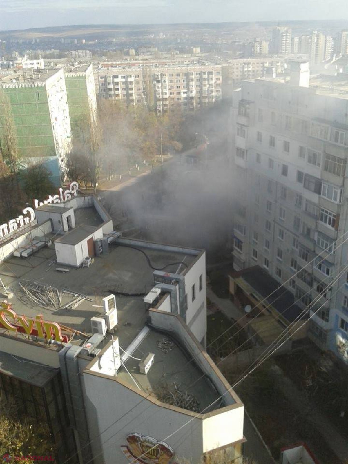 Un alt  incendiu în sectorul Botanica al capitalei